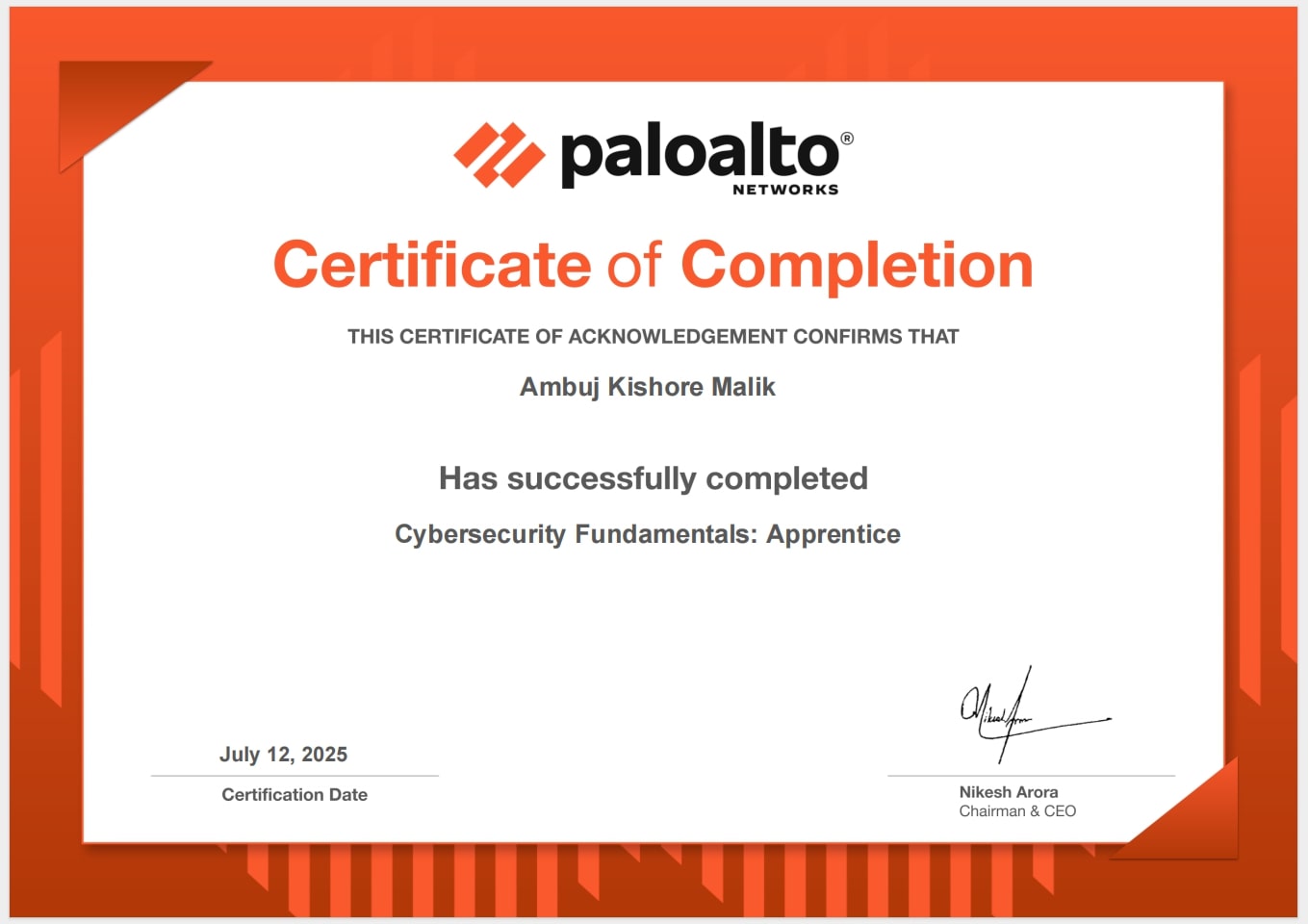 Certificate 2 Preview